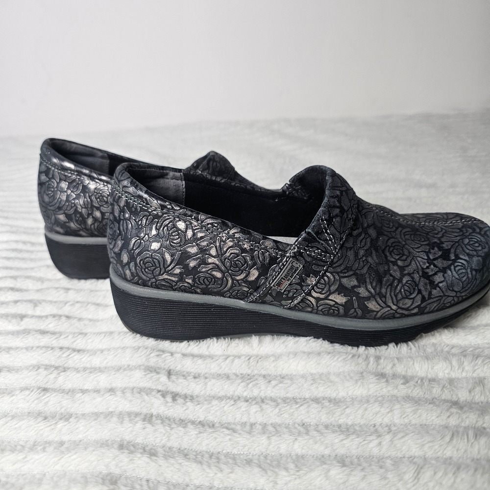 GREYS ANATOMY by Barco Softwalk‎ Womens Slip On Clogs Rose Floral Print Comfort - Picture 4 of 8